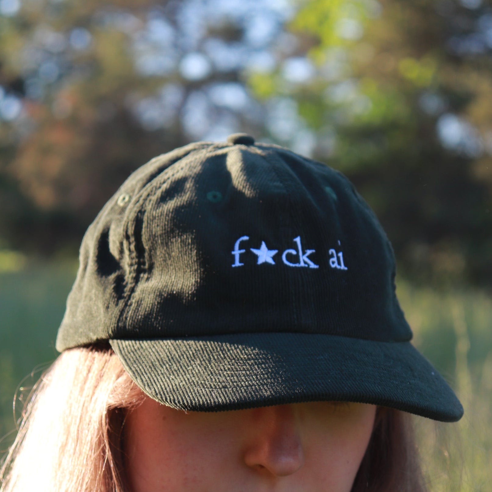 f★ck ai - corduroy hat