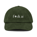 f★ck ai - corduroy hat