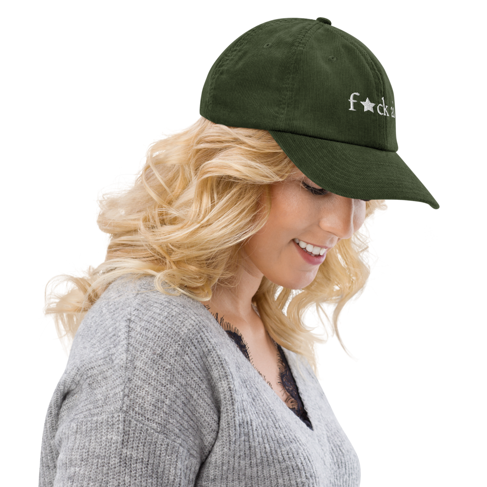f★ck ai - corduroy hat